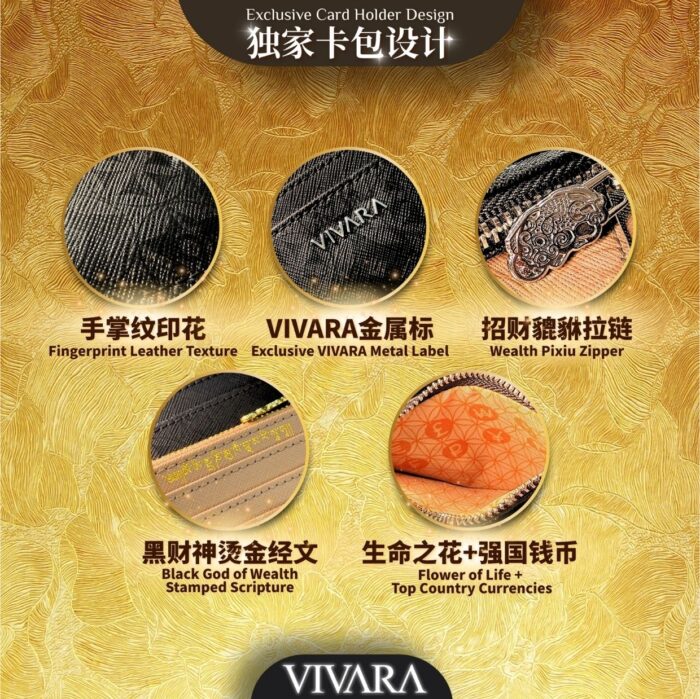VIVARA Wealth-Attracting Card Holder VIVARA 招财聚财卡包 - Image 2