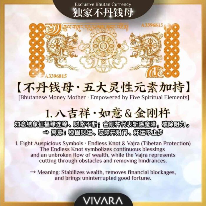 VIVARA Exclusive Wealth-Attracting Zip Wallet 独家开运风水包包 - Image 7