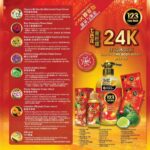 123 LIVE MALL 升级版 24K 金沙七色花青柠檬沐浴露 - Image 2