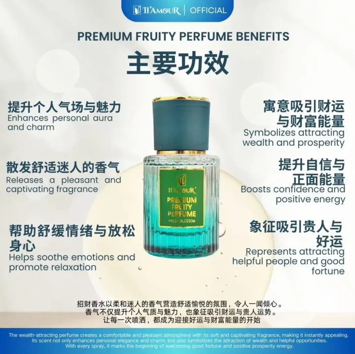 Fruity Perfume (30ML) 招财果香味男女香水 - Image 3