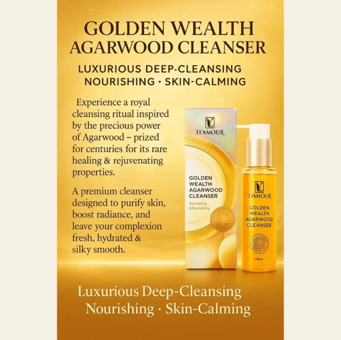(AI) GOLDEN WEALTH AGARWOOD CLEANSER (100ML) - Image 3