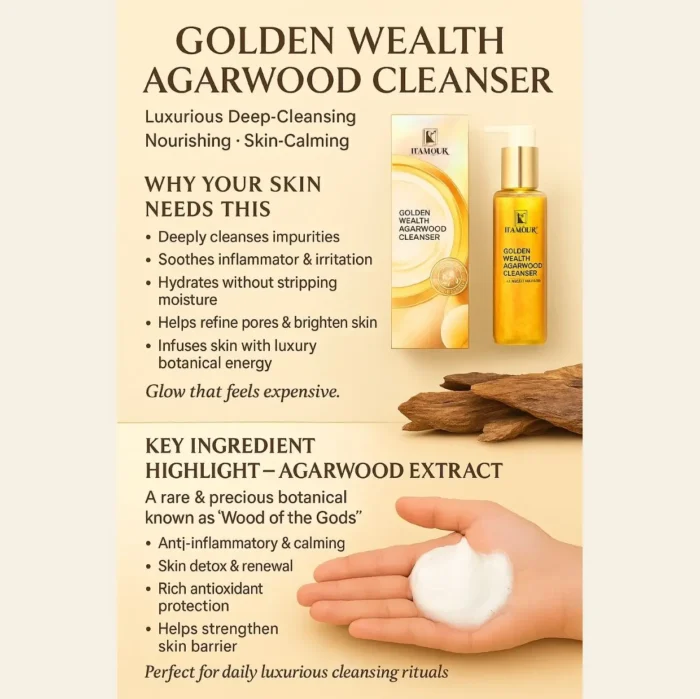 (AI) GOLDEN WEALTH AGARWOOD CLEANSER (100ML) - Image 4