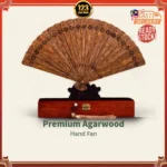 PREMIUM AGARWOOD HAND FAN 沉香扇子摆件