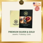 Premium Silver & Gold Polishing Cloth 高品质首饰抹银布
