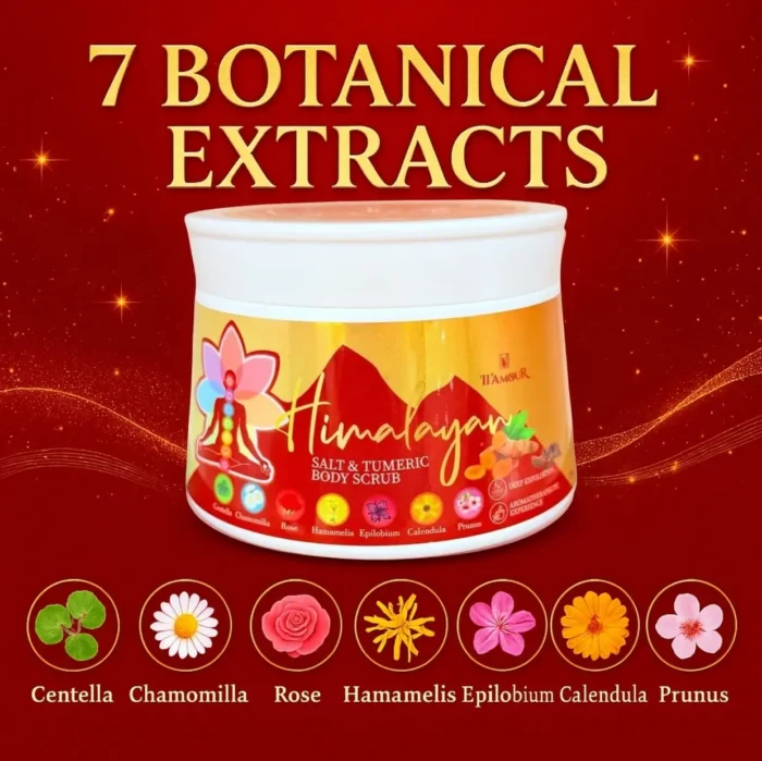 HIMALAYAN SALT & TUMERIC BODY SCRUB (300G) - Image 3