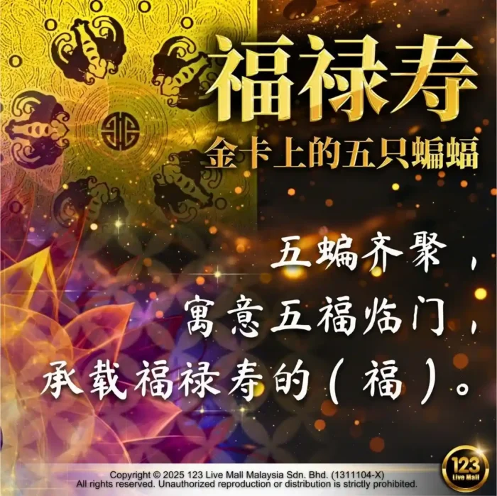 Heavenly Prosperity Energy Gold Card 天禄纳福能量金卡 - Image 2