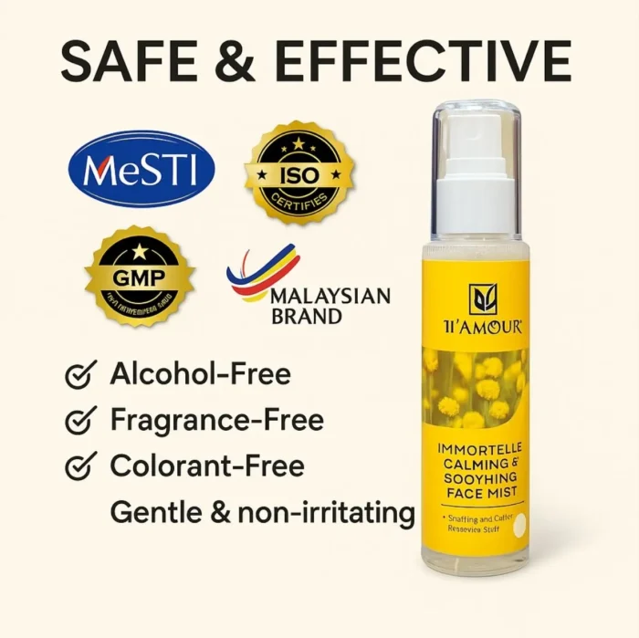 LLAMOUR IMMORTELLE CALMING & SOOTHING FACE MIST (100ML) - Image 6