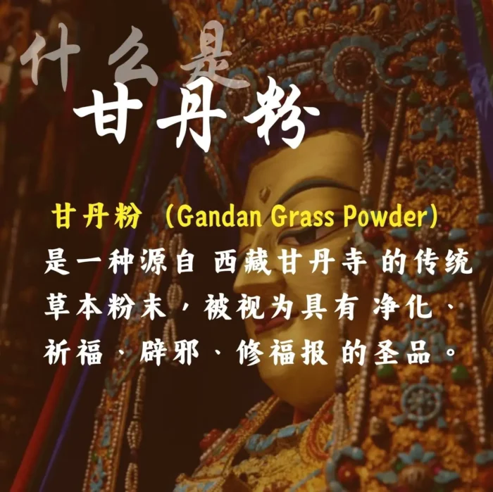 Sacred Tibetan Ganden Blessing Powder (100G) 西藏圣山灵粉甘丹粉 - Image 2