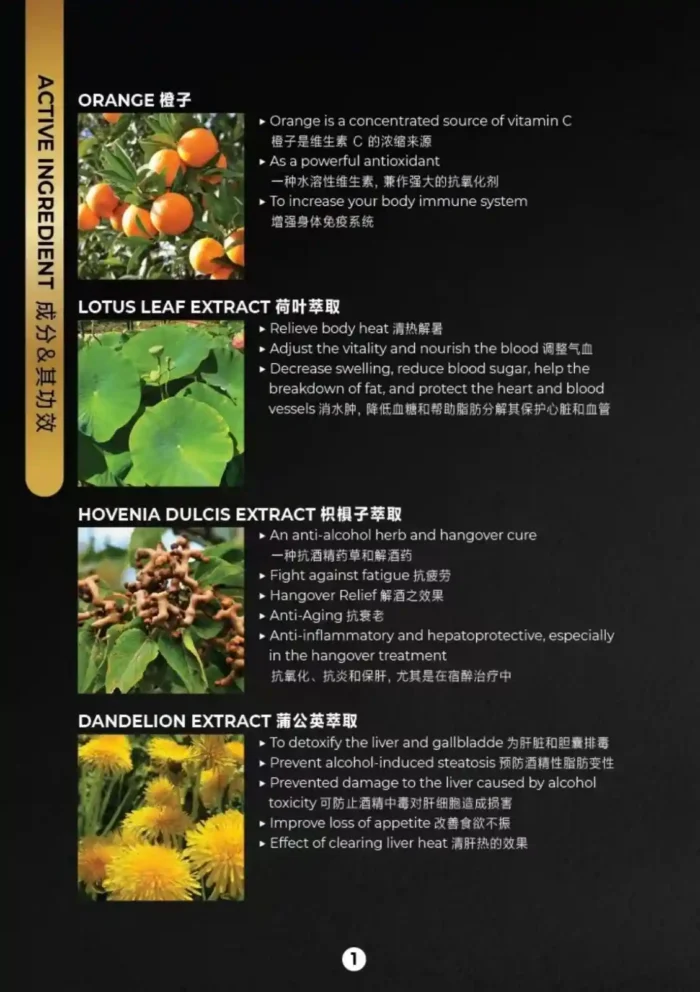 15 Sachets LIVGUARD PLUS 解酒护肝神器 - Image 2