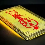 Longhu Mountain Nine-Tailed Fox Goddess Copper Amulet Card 龙虎山九尾狐仙娘娘铜佛卡 - Image 3